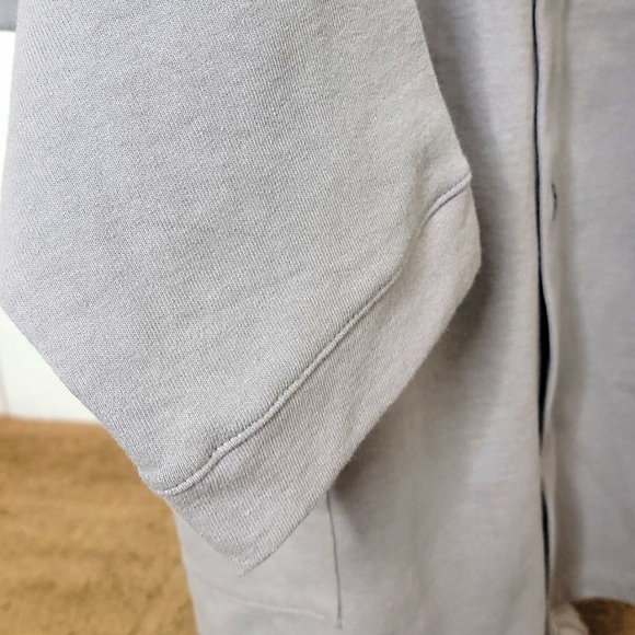 Luda Khanlari Merrill Gray Cardigan Sweater Size XL - Picture 6 of 10